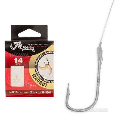 Вързани куки за плувка Fil Fishing Maggot