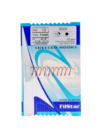 Вързани куки Sensei Sode Red F106R