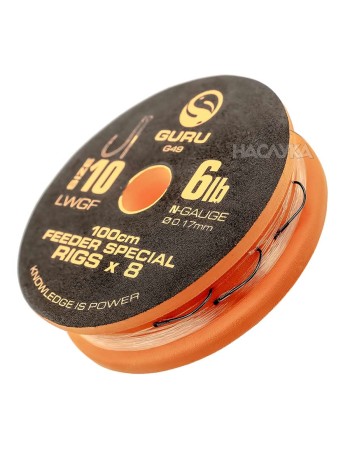 Вързани куки за фидер риболов Guru LWGF Feeder Special Rigs