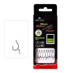 Вързани куки за фидер Mikado MF Rig with Spike Barbed Hooks, Mono