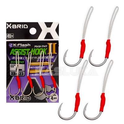 Асист куки за пилкери и джигове Morigen X-Brid K-Flash XB-123, 4 бр.