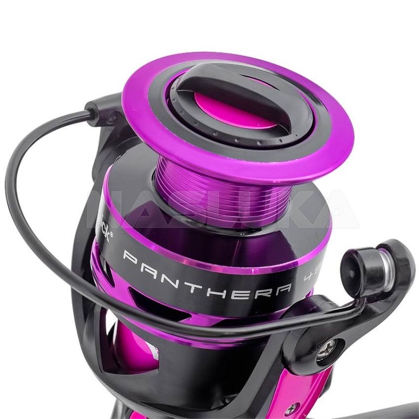 Moulinet DAM Quick Panthera 4S – Violet, 3+1 Roulements, 5.2:1, Bobine Alu, Pour Pêcheurs Tendance