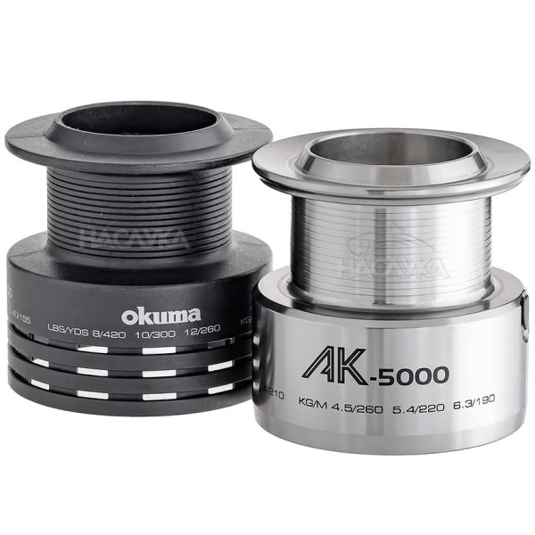 Макара с двоен аванс Okuma AK-5000 Baitfeeder — снимка 6
