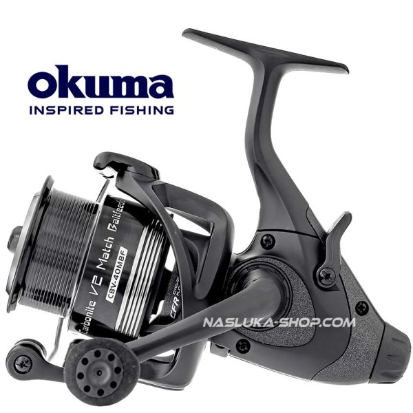 Макара с двоен аванс Okuma Carbonite V2 Match Baitfeeder CBV-40MBF — снимка 1