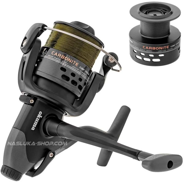 Макара с двоен аванс Okuma Carbonite CBF 155a — снимка 2
