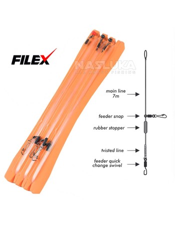 Готови монтажи за фидер Filex Feeder Free Running Rig, 3 бр.