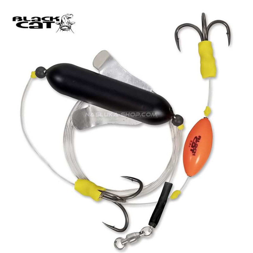 Монтаж за сом Black Cat Worm River Rig - 20/3.5г на СУПЕР ЦЕНА от ...