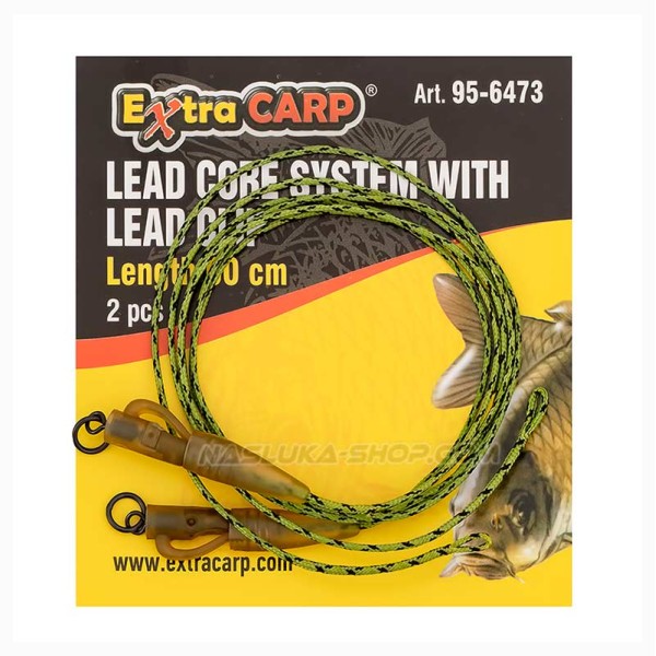 Шарански монтажи Extra Carp Lead Core System with Lead Clip, 6473, 2 бр. — снимка 2