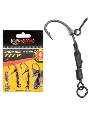 Монтажи за шаран с винт Exta Carp Carp Rig 777-P, 3 бр.