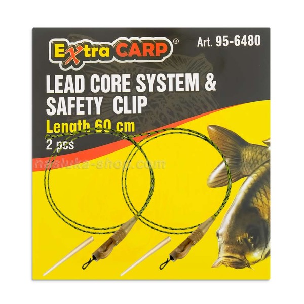 Шарански монтажи Extra Carp Lead Core Safety Clip — снимка 5