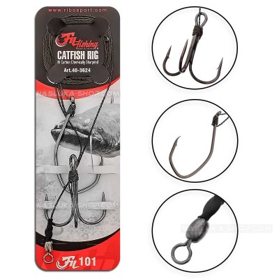 Монтаж за сом Fil Fishing Catfish Rig FIL 101