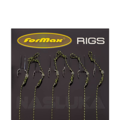 Шарански монтажи Formax Carp Rigs, 6 бр.