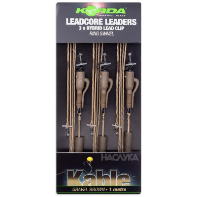Шарански монтажи Korda Hybrid Lead Clip, Ring Swivel