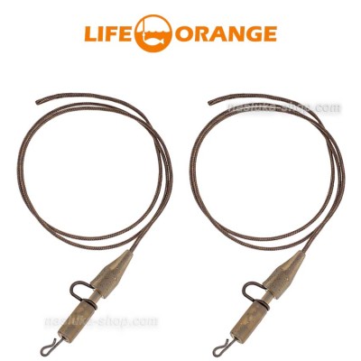 Монтажи за риболов на шаран Life Orange Power Lead Clip Rig, AC2063