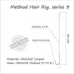 Монтаж за фидер Life Orange Method Hair, Strong Rig