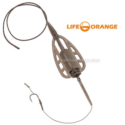 Монтаж за фидер риболов Life Orange Method Feeder, Rig 20