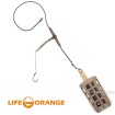 Монтаж за фидер риболов Life Orange Cage Feeder Distance, Rig 28