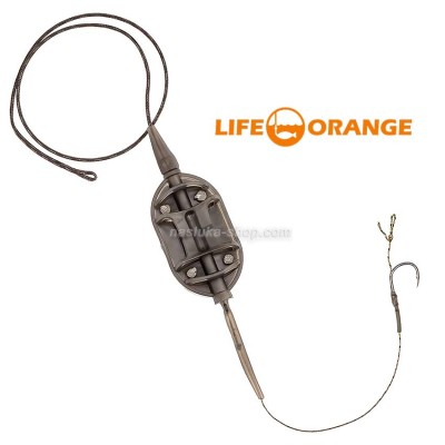 Монтаж за фидер риболов Life Orange Spider Flat, Rig 51