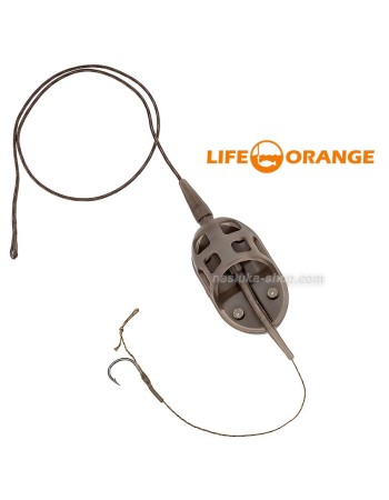 Монтаж за фидер риболов Life Orange Hand Flat, Rig 55