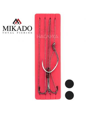 Монтаж за сом с единична и тройна кука Mikado Intro Cat Treble Rig