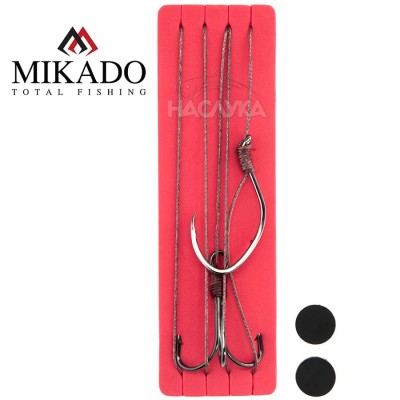 Монтаж за сом с единична и тройна кука Mikado Intro Cat Treble Rig