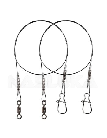 Титаниеви поводи Mikado Jaws Titanium Leader, Light, 10 кг, 2 бр.