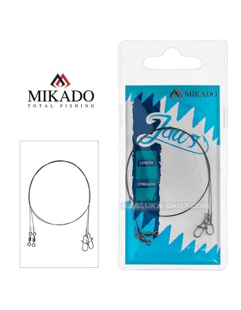 Волфрамови поводи Mikado Jaws Wolfram Leader, 2 бр.