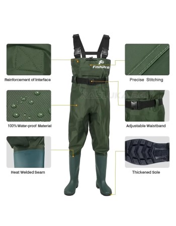 Гащеризон с ботуши FishPro Nylon-PVC