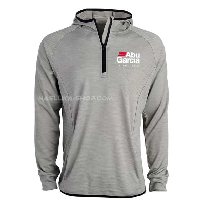 Суичър Abu Garcia Performance Half Zip Grey