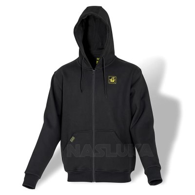 Суичър с цип Black Cat Zip Hoodie, Black