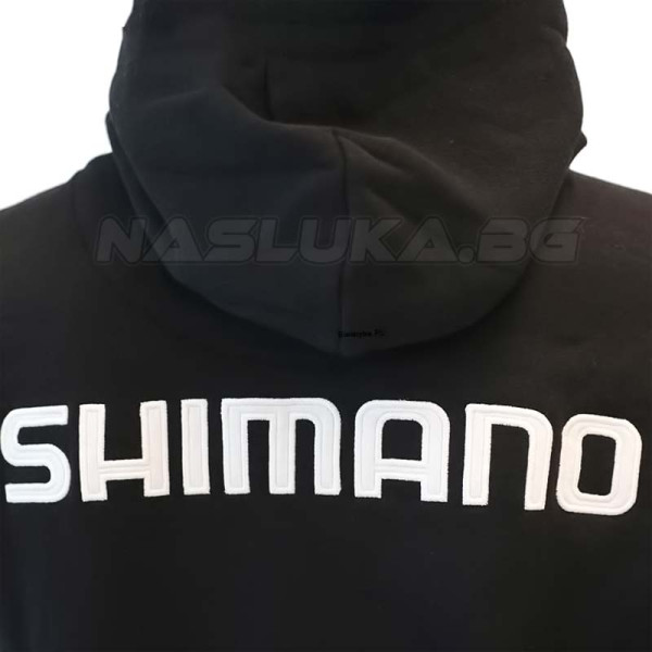 Суичър Shimano Hoody Black 2020 — снимка 3
