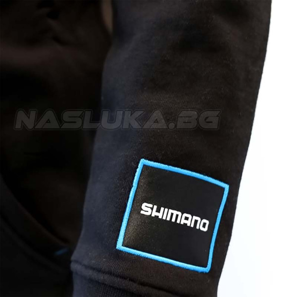 Суичър Shimano Hoody Black 2020 — снимка 4
