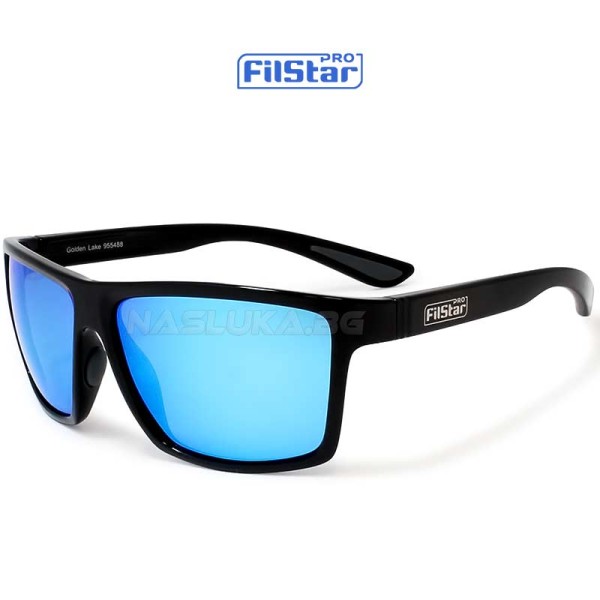 Слънчеви очила Filstar Golden Lake, Blue Мirror/Grey — снимка 1