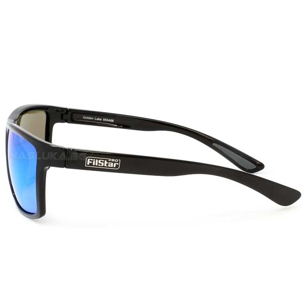 Слънчеви очила Filstar Golden Lake, Blue Мirror/Grey — снимка 4