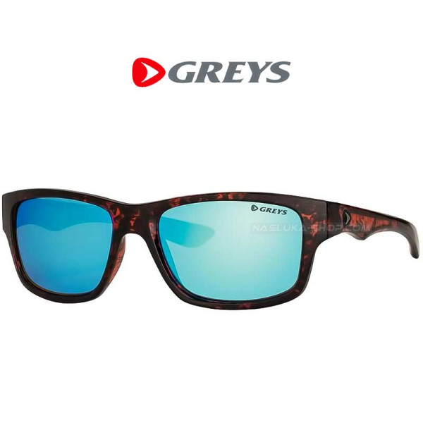 Поляризирани слънчеви очила Greys G4 Gloss Tortoise-Blue-Mirror — снимка 1