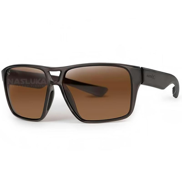 Слънчеви очила Matrix Casual, Frosted Black/Brown — снимка 1