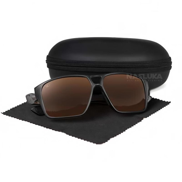 Слънчеви очила Matrix Casual, Frosted Black/Brown — снимка 3