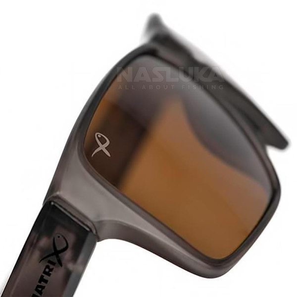 Слънчеви очила Matrix Casual, Frosted Black/Brown — снимка 5