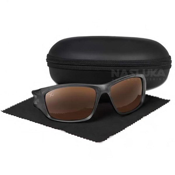 Слънчеви очила Matrix Wraps, Frosted Black/Brown — снимка 3