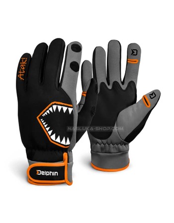 Неопренови ръкавици за спининг Delphin Atak! Free