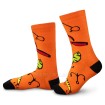 Оранжеви чорапи Delphin Atak, Стилни и удобни за спининг риболов