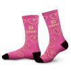 Стилни розови дамски чорапи Delphin Queen, За риболов и всеки ден