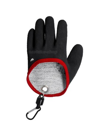 Предпазна ръкавица за риболов на сом Mikado, лява, размер XL