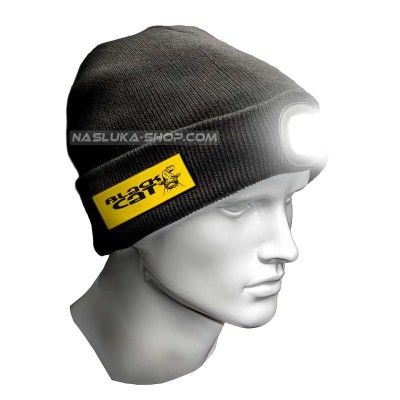 Зимна шапка с LED диоди Black Cat LED Lancer Beanie