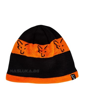 Плетена зимна шапка Fox Collection Beanie