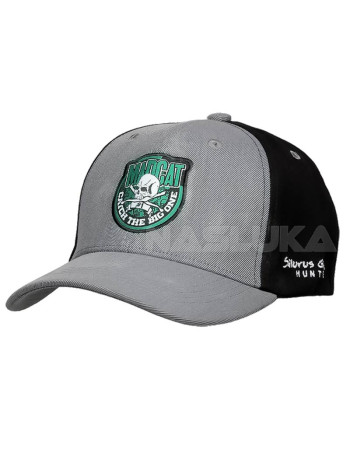 Шапка с козирка MadCat Skull Badge Catch The Big One, Grey-Melange