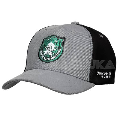 Шапка с козирка MadCat Skull Badge Catch The Big One, Grey-Melange