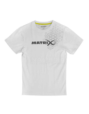 Тениска Matrix Hex Print T-Shirt White