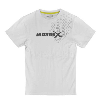 Тениска Matrix Hex Print T-Shirt White