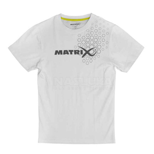 Тениска Matrix Hex Print T-Shirt White — снимка 1